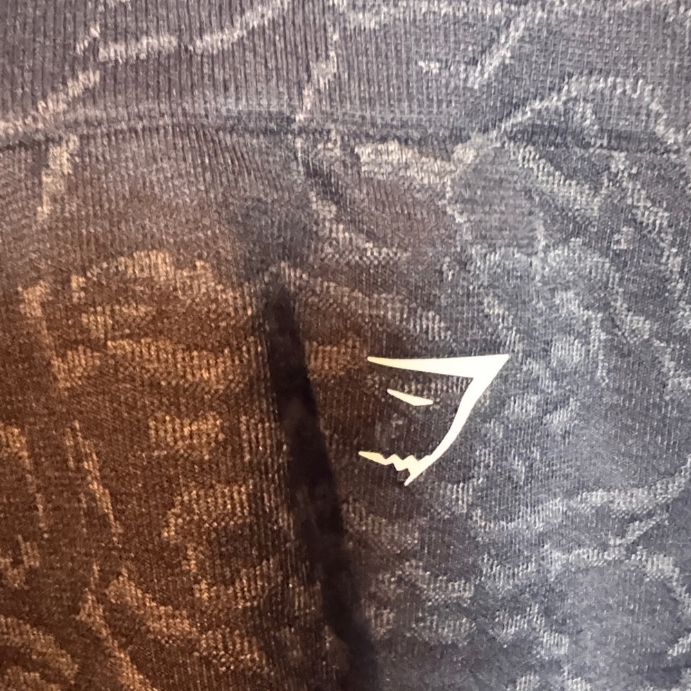 Gymshark Charcoal Textured Shorts - Picture 3 of 4